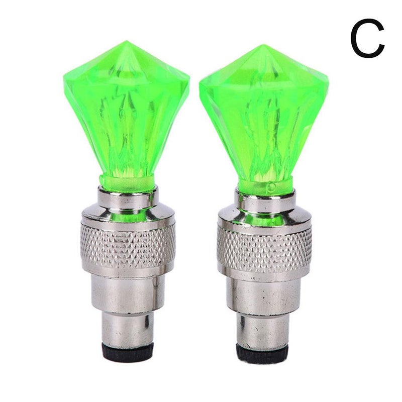 أضواء V-Nose من هوت ويلز للدراجات النارية والدراجات الكهربائية - أضواء V-Nose الماسية لملابس الركوب وأضواء العجلات